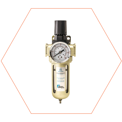 PCL Filter Regulator & Gauge 0.5%22
