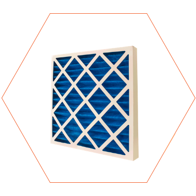 Pleated Air Input Filter High Performance